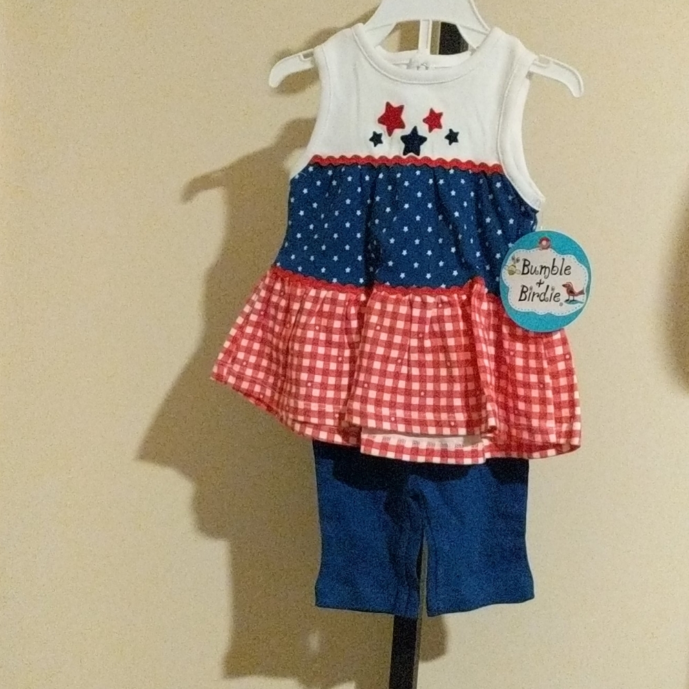 3/$35.00 Bumble + Birdie 2pc. Set 6 Months